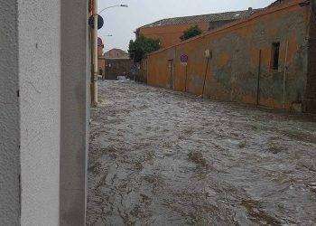 Violento nubifragio sul cagliaritano: Pirri allagata