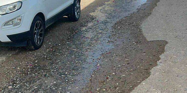 Cagliari, maxi perdita d’acqua in via Hertz