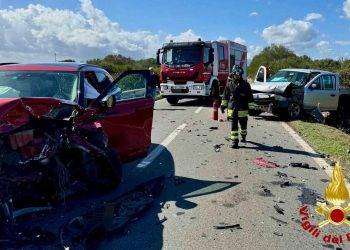Olbia, scontro tra un suv e un pick-up: due feriti