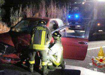 Oristano, scontro tra due auto: un ferito grave