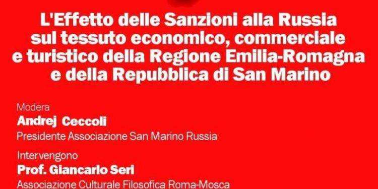 Riccione, convegno sugli effetti delle sanzioni alla Russia sul tessuto sociale