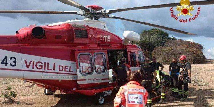 San Vito, malore durante l’escursione: 72enne soccorso dai Vigili del Fuoco