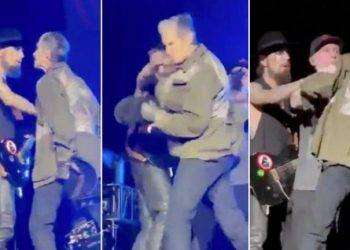Perry Farrell dei Jane’s Addiction aggredisce il chitarrista durante lo show, il video diventa virale