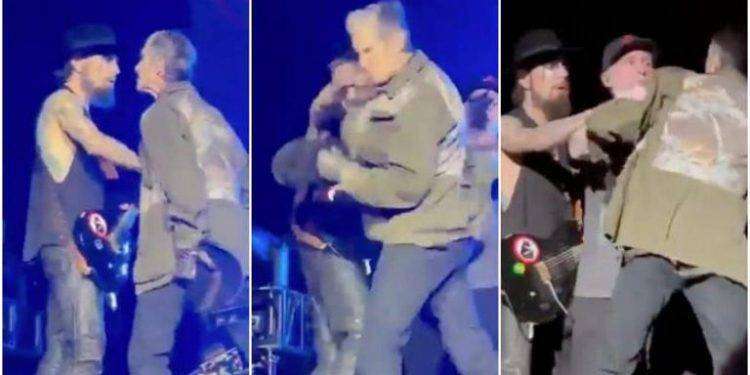 Perry Farrell dei Jane’s Addiction aggredisce il chitarrista durante lo show, il video diventa virale