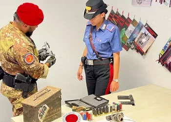 Armi nascoste in un terreno a Iglesias, arrestato un 58enne