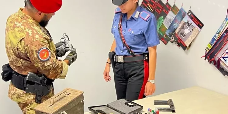 Armi nascoste in un terreno a Iglesias, arrestato un 58enne