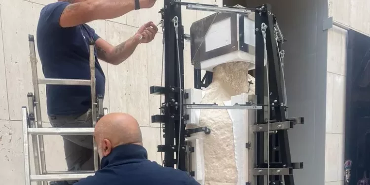 Il ‘Pugilatore’ di Mont’e Prama è arrivato da Cabras a Madrid