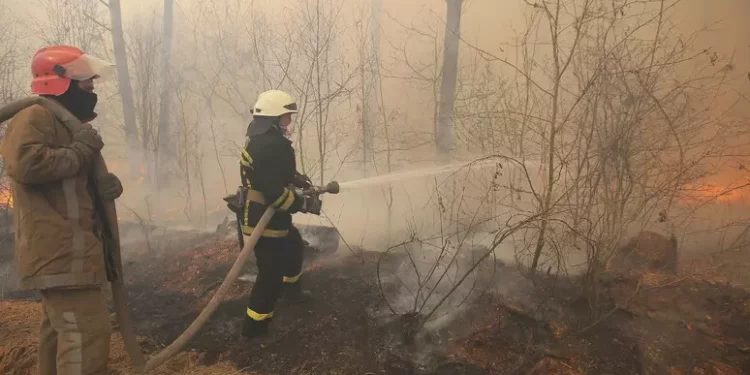 Incendio in zona esclusione Chernobyl, in fiamme 2.600 ettari