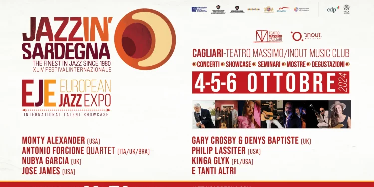 Torna il Festival Internazionale Jazz in Sardegna, appuntamenti dal 4 al 6 ottobre
