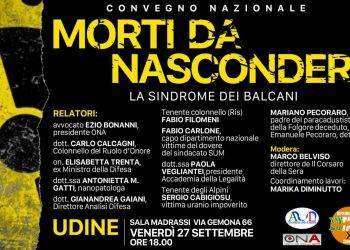 Militari e uranio impoverito, a Udine il convegno ‘Morti da nascondere’