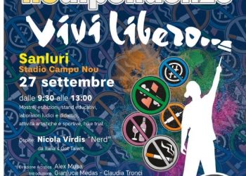 “Nodipendenze” fa tappa a Sanluri presso il l’impianto sportivo “Campu Nou”