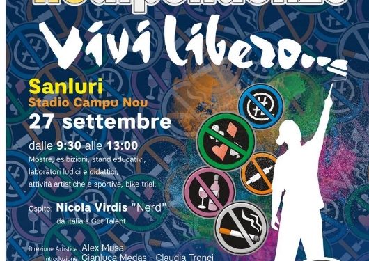 “Nodipendenze” fa tappa a Sanluri presso il l’impianto sportivo “Campu Nou”