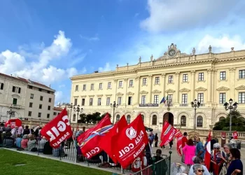 Sindacati in piazza a Sassari per dire no al ddl sicurezza