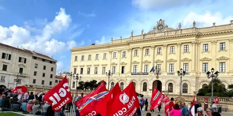 Sindacati in piazza a Sassari per dire no al ddl sicurezza