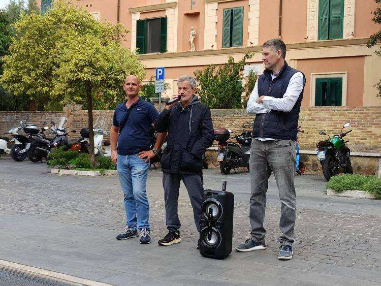 Manifestazione dell’Ugl davanti la Regione Lazio