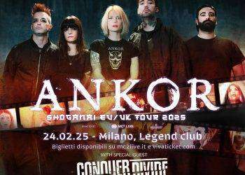 Ankor: una data a febbraio al Legend Club Milano