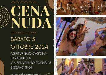 Naturismo, torna la cena nuda a Sizzano (NO)