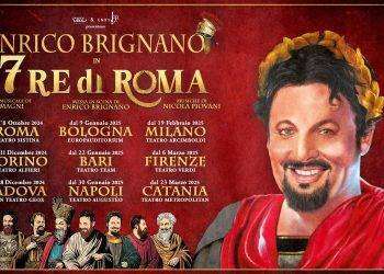 Brignano prende il testimone di Proietti, ecco ‘I 7 re di Roma’