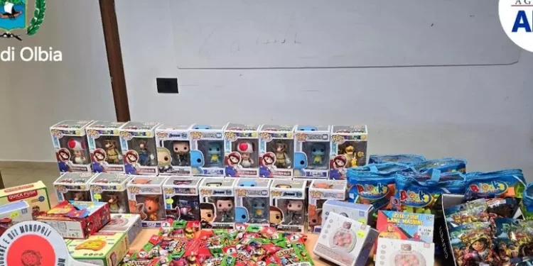 Giocattoli fuori norma, commerciante denunciato a Olbia
