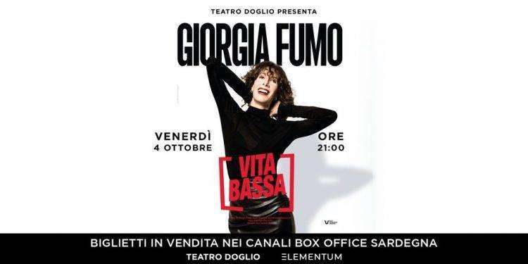 Il 4 ottobre a Cagliari lo spettacolo di Giorgia Fumo