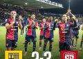 Calcio, il Cagliari vince in trasferta a Parma