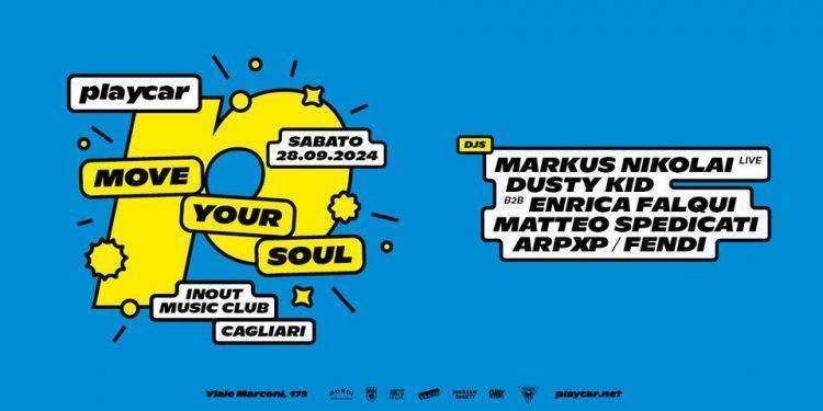 “Move Your Soul 2024”, l’evento di Playcar il 28 settembre a Cagliari