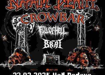Napalm Death: il 22 febbraio dal vivo a Padova con Crowbar e Full Of Hell