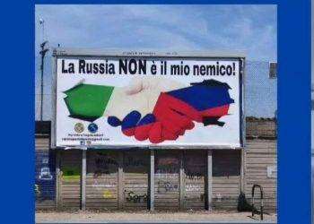 I manifesti della campagna Russia Amica sospesi a Pordenone