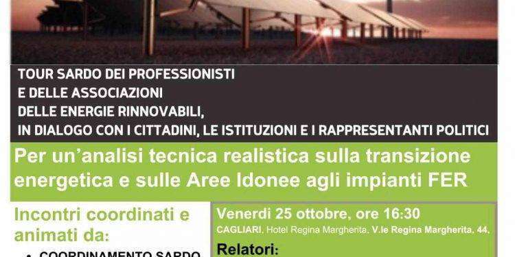 “La Transizione Energetica Possibile”, il 25 ottobre convegno a Cagliari