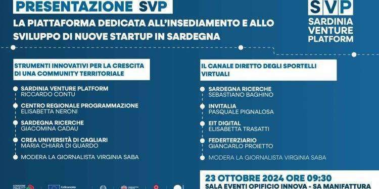 Cagliari, il 23 ottobre presentazione del progetto “Sardinia Venture Platform”