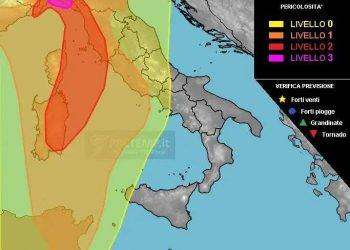 Giovedì con forte maltempo su Liguria e Sardegna