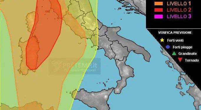 Giovedì con forte maltempo su Liguria e Sardegna