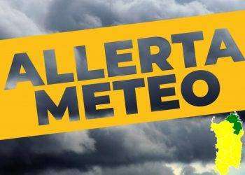 Forti temporali, allerta meteo in Sardegna