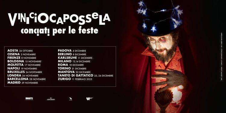 “Conciati per le feste”: il tour di presentazione in Italia ed Europa del nuovo album di Vinicio Capossela