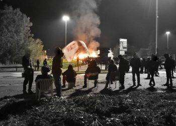 Sgombero del Presidio No Tav di San Giuliano. In serata nuova protesta a Susa