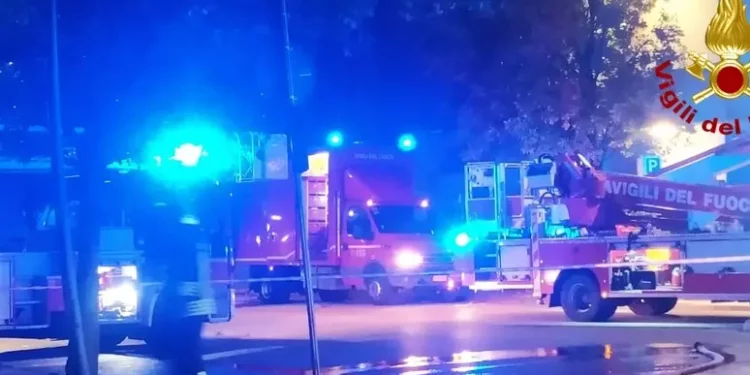 Incendio in albergo ad Abano Terme, in salvo 273 persone