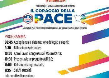 Oristano, “Il coraggio della pace” con le Acli al 15esimo Congresso provinciale