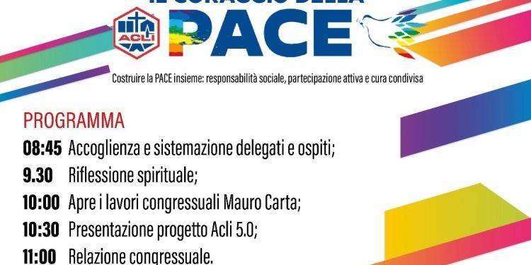 Oristano, “Il coraggio della pace” con le Acli al 15esimo Congresso provinciale