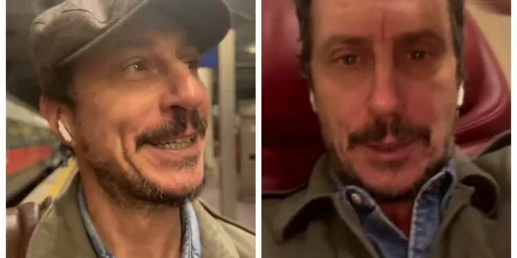 Luca Bizzarri bloccato in treno per tre ore: “Viva il ministero delle Infrastrutture”