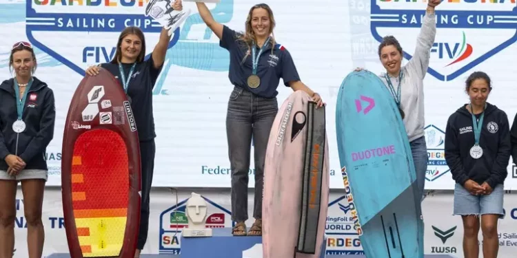 Maddalena Spanu seconda alla tappa mondiale WingFoil a Cagliari