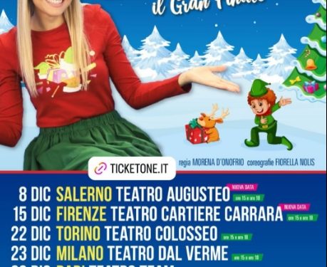 Carolina “Un Natale Favoloso a Teatro”: spettacoli a Cagliari e Sassari