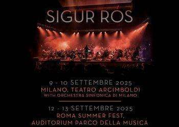 Sigur Ros con l’orchestra: 4 date in Italia a settembre 2025