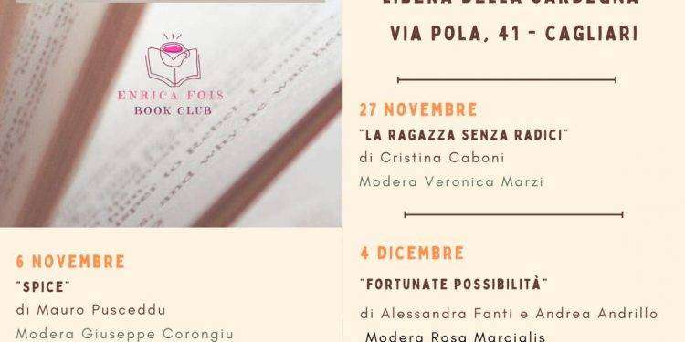 “Mercoledì con l’autore”, appuntamenti a Cagliari dal 6 novembre