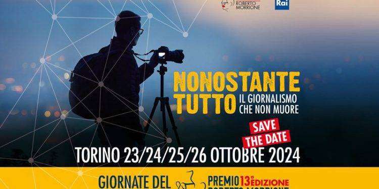 Torino, dal 23 al 26 ottobre tornano le Giornate del Premio Roberto Morrione