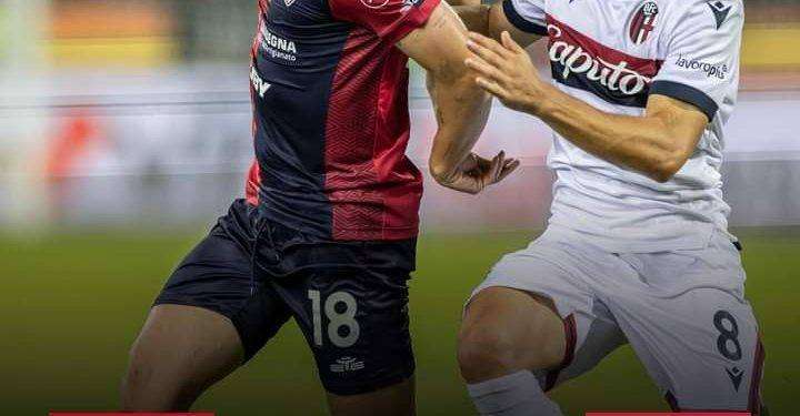 Il Cagliari perde 2 a 0 contro il Bologna