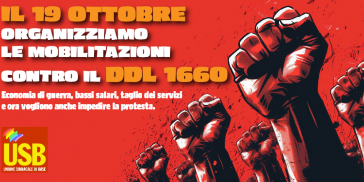 19 ottobre, mobilitazione in tutte le città contro il DDL 1660: corteo a Cagliari
