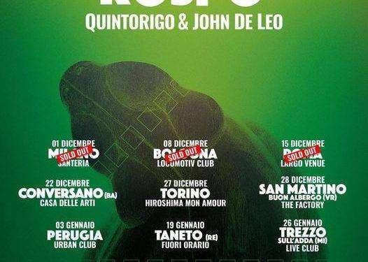 Quintorigo: concerti tra dicembre e gennaio per i 25 anni di “Rospo”