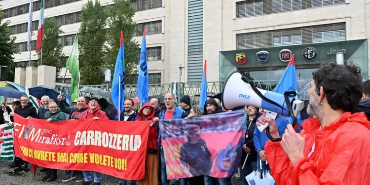 Al via lo sciopero dell’automotive, metalmeccanici in piazza