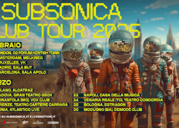Subsonica Club Tour 2025. La band torna nei club d’Europa, al lavoro sul nuovo album
