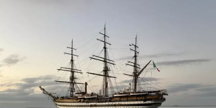 Amerigo Vespucci arriva a Darwin, 24/ma tappa del Tour mondiale